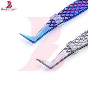 Pinzas para Extensión de Pestañas de Volumen con Agarre Antideslizante, Herramienta de Aplicación Multicolor para Múltiples Formas y Propósitos - Product Image 5