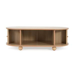 Table basse Patricia en teck massif de haute qualité avec bois naturel pour usage intérieur - Product Image 5
