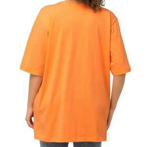 Camiseta Oversize de Algodón 100% de 240 GSM para Mujer con Cuello en V, Personalizada al por Mayor, OEM ODM, Estilo Urbano, Lisa y de Alto Gramaje - Product Image 3
