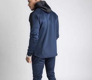 Survêtement d'hiver de haute qualité pour hommes, personnalisable, à capuche avec fermeture éclair complète, en polyester, pour enfants actifs, respirant et écologique - Product Image 4