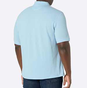 Camisa para Hombre Talla Grande, Mezcla de Poliéster/Algodón, Secado Rápido, Transpirable, Informal, Tela Piqué, Estilo Gulf, Precio Económico - Product Image 5