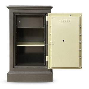 Depository <b>Safe</b> <b>Box</b> WELKO LXS1000 E Gold Black Key <b>Lock</b> 2mm Stainless Steel Fireproof 1000-1200C - Product Image 2