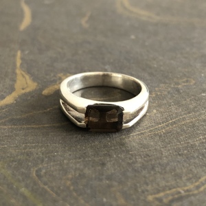 Designer Smoky <b>Quartz</b> Fashion <b>Ring</b> 4.5 Grams - Product Image 1