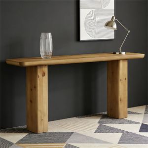 Consolle in Legno Massello per Divano o Ingresso - Product Image 3