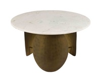 Table basse en marbre naturel faite à la main, style minimaliste moderne, structure métallique haut de gamme, design unique, couleur et taille personnalisables, pour la maison ou le bureau