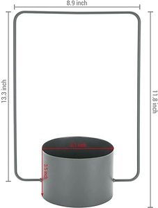 Lot de 2 jardinières galvanisées ou jardinières en métal pour la décoration de la maison et du jardin et entièrement personnalisées. - Product Image 6