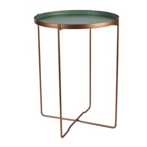 Mesa Auxiliar Moderna y Elegante de Metal con Bandeja Elevable para Té y Café, Ideal para Sala de Estar, Oficina, Exteriores o Junto al Sofá - Product Image 4