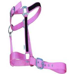 Heavy Duty Nylon Horse <b>Halter</b> with Padded Adjustable Chin Throat Snap Hook Horse Equipment Durable Horse Racing <b>Halter</b> - Product Image 6