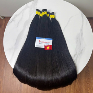 Venta al por mayor de cabello humano virgen de un solo donante, cabello de bebé, doblemente tramado, precio de fábrica, Vietnam, 100% cabello virgen en paquetes. - Product Image 6