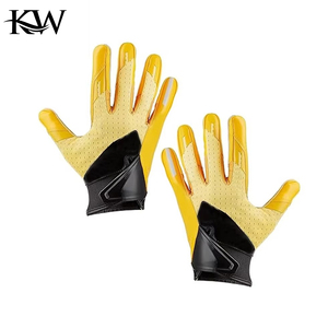 Gants de football américain personnalisables, qualité supérieure, unisexe, grandes tailles, paume antidérapante, doigts entiers, poignet réglable, imperméables, anti-UV - Product Image 5