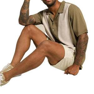 Camisa Hawaiana de Nailon/Algodón, Diseño Nuevo, Transpirable, Talla Grande, Estilo Casual Elegante, Estampado Digital, Manga Corta para Hombre, Verano - Product Image 3