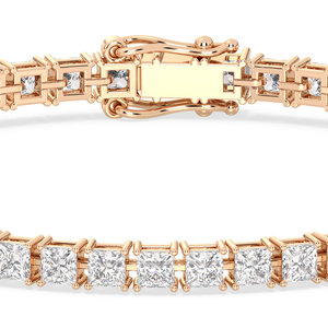Bracelet tennis REYES en argent sterling 925 avec moissanite 3 mm, prêt à être expédié, cadeau d'anniversaire luxueux pour elle et lui, bijoux fins - Product Image 4