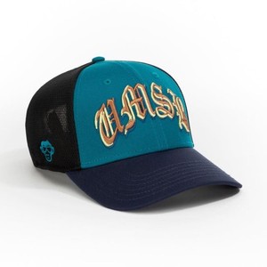 New Design Custom Teal Mesh Trucker <b>Hat</b> Embroidered Logo Front Panel Adjustable Fit Unisex Casual Fashion Beach Spring <b>Summer</b> - Product Image 1
