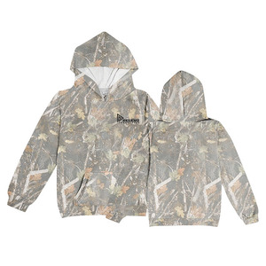Sudadera con Capucha de Camuflaje para Hombre Relevo, Corte Regular, Felpa Francesa de 320 g/m², Transpirable, Informal, con Bolsillo Delantero - Product Image 2