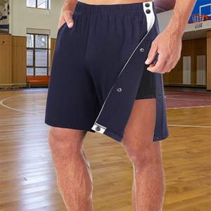 กางเกงขาสั้นกีฬาผ้าโพลีเอสเตอร์ 100% แบบสองชั้น พิมพ์ลายแบบ Sublimation สำหรับใส่เล่นกีฬา ออกกำลังกาย เล่นบาสเก็ตบอล ระบายอากาศได้ดี สามารถสั่งทำได้ - Product Image 3
