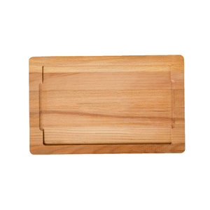 Tabla de cortar de madera con forma de rectángulo con mango Utensilios de cocina Vajilla Tabla de cortar Restaurante Hecho a mano - Product Image 3