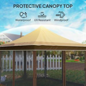 Tenda a Baldacchino Pop-up Elegante per Esterni, Gazebo e Pergola - Product Image 4