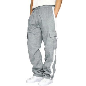 Pantalones de Hombre Hechos a Medida, Estilo Urbano, Poliéster/Algodón, Secado Rápido, Transpirables, Cintura Elástica, Cintura Media, Lavados - Product Image 2