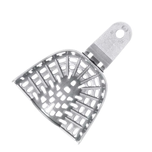 Bandeja de Impresión Dental Superior Perforada de Acero Inoxidable Azicon, Reutilizable y Autoclavable, para Alginato Maxilar - Product Image 5