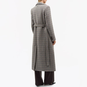 Manteau long pour femme ceinturé, vêtement d'extérieur d'hiver élégant et chaud, veste tendance, fournisseur en gros, usine, manteau long décontracté pour femme, respirant - Product Image 2