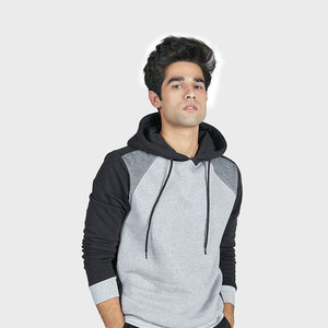 Sweat à capuche d'hiver décontracté à coupe ajustée, style streetwear, avec épaules tombantes, broderie chenille, personnalisable avec logo du fabricant - Product Image 1