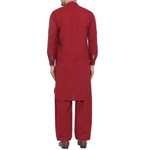 Tenues de mariage et de l'Aïd pour hommes, style pakistanais, shalwar kameez, designer, panjabi kurta, décontractées, 100% coton tricoté, tendance été - Product Image 4