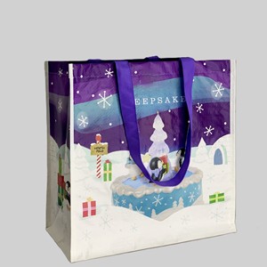 Bolsas de Navidad Laminadas Personalizadas con Impresión Directa de Fábrica, Hechas a Mano, para Regalo con Su Propio Diseño, Hechas en Vietnam - Product Image 1
