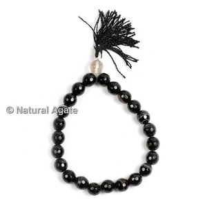 2024 <b>Black</b> Onyx Faceted Healing Yoga <b>Bracelet</b> Wholesaler Healing <b>Bracelets</b> Healing natural gemstone <b>bracelet</b> - Product Image 1