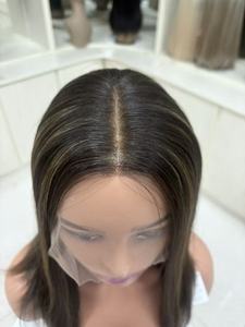 Perruque Lace Front HD en Cheveux Humains Vierges, Sans Colle, Bonnet Transparent Respirant, Aspect Naturel, Taille Petite/Grande, Vente en Gros - Product Image 4