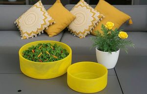 Bol à salade en résine polie écologique, style classique, léger, pour la décoration de la maison et des fêtes - Product Image 2