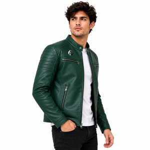 Veste en cuir classique pour homme, conçue pour un confort premium, un style raffiné, une durabilité durable et un look moderne et confiant. - Product Image 4