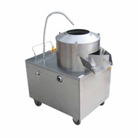Multifunctionele Food Grade Roestvrijstalen Groente Fruit Schiller Aardappel Schilmachine 30-80kg/u Capaciteit 220V Hoge Efficiëntie