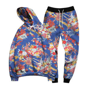 Hot Selling Women Sublimation Printed <b>Tracksuit</b> New Style Casual Sports Winter 100% Cotton Windproof Breathable Eco-friendly - Product Image 6