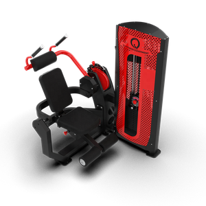 Máquina de Abdominales Comercial Q Fitness Equipment, Pila de Pesas de 100 kg, Entrenador de Fuerza de Core Ajustable con Estructura de Acero - Product Image 1
