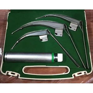 Ensemble de laryngoscopes de haute qualité avec batterie rechargeable, lames pédiatriques en acier inoxydable, certifié CE, équipement de classe II - Product Image 5