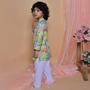 Conjunto de Kurta y Pijama para Niños de Alta Calidad con Estilo Clásico y Contemporáneo para Niños, Ropa Festiva a Precio de Mayoreo - Product Image 4