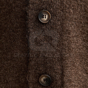 Premium Quality Classic Button Closure Rib Knit <b>Men</b> <b>Cardigan</b> <b>Long</b> Sleeve Plain Color V Neck Soft Fabric Business Casual Winter - Product Image 6