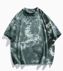 Nouveau T-shirt Tie-Dye Noir et Blanc pour Homme 2026 – Coton Streetwear Décontracté à Manches Courtes pour la Mode Estivale - Product Image 1