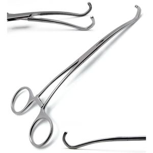 Pinza Vascular Pediátrica Cooley de 6.5 Pulgadas con Mordazas Graduadas, Pinza Quirúrgica de Acero Inoxidable, Instrumento Cardiovascular OEM CE - Product Image 1