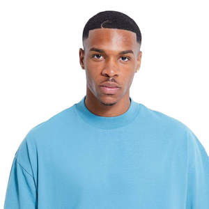 T-shirt Homme Oversize Vintage en Coton Tricoté Lourd 100% Personnalisé de Haute Qualité pour Vente en Gros, Style Streetwear à Épaules Tombantes - Product Image 4