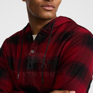 Sweat-shirts en flanelle de qualité supérieure pour hommes, tissu chaud et doux, coupe confortable, vêtements décontractés pour l'hiver, en vente - Product Image 3