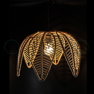 Wholesale Minimalist Rattan Hanging <b>Ceiling</b> <b>Light</b> For Living Room, Vintage Woven Pendant Lamp Home Decor, Vietnam Factory Price - Product Image 2