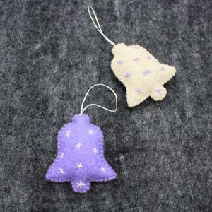 Handmade Felt <b>Bell</b> Ornament - Product Image 3