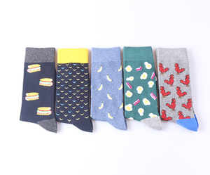 Calcetines Deportivos de Algodón Transpirables para Otoño, Calcetines Casuales con Logotipo Personalizado, Calcetines de Algodón Estampados, OEM, Marca Privada, Venta al Por Mayor - Product Image 3