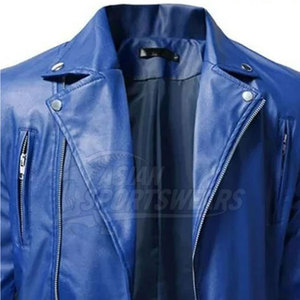 Veste d'hiver en cuir pour homme de qualité supérieure avec doublure douce et look tendance, idéale pour toutes les saisons - Product Image 5