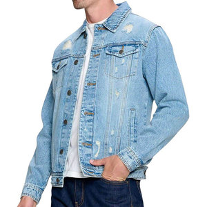 Men's Regular Fit <b>Denim</b> Jacket Polyester/Nylon Jean <b>Coat</b> Casual Streetwear Fashion Outerwear Quick Dry Eco-Friendly for Daily - Product Image 3