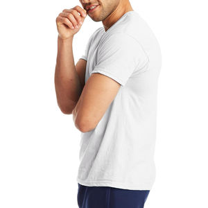 T-shirts pour hommes fabriqués par des professionnels, tissu riche en coton, col rond, faciles à assortir. - Product Image 6