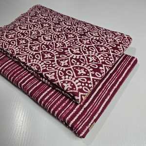 Top Bottom Unstitched Woven Jaipuri Printed Denim Fabric Set | 60x60 | 1 Batch 5m Top 5m Bottom | Girls Boys Suit | Home Textile - Product Image 2