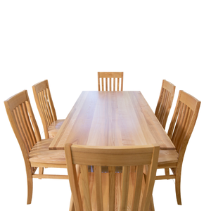 Table à manger rectangulaire moderne en bois AMITY, 4 chaises, pliable, imperméable, garantie 10 ans, hôtel, vie durable - Product Image 6