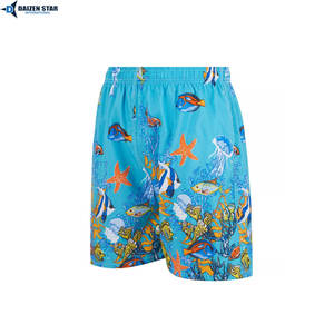 ผู้ผลิตจัดหา กางเกงว่ายน้ำพิมพ์โลโก้ตามสั่ง แห้งเร็ว เป็นมิตรกับสิ่งแวดล้อม โพลีเอสเตอร์ 100% คอลเลคชั่นฤดูร้อน - Product Image 5